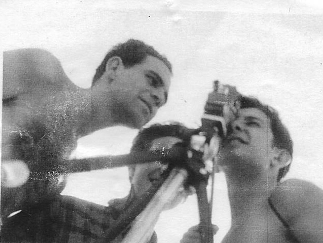 Com Edmundo Simes, Loureno Marques, 1949